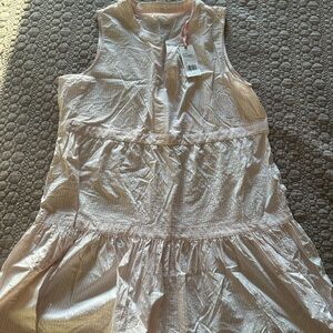 Vineyard Vines Pale Pink Sleeveless Textured Dress